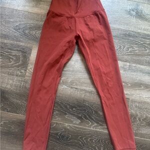 Rust Red High-Waisted Leggings BORN PRIMITIVE